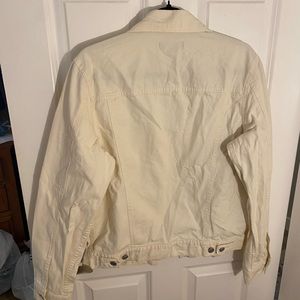 j crew cream jean jacket